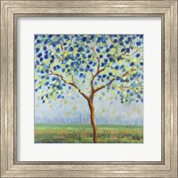 Framed Tree in Blue