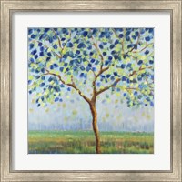 Framed Tree in Blue