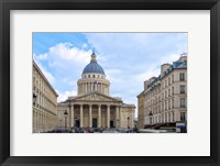 Framed Le Pantheon And Sorbonne University