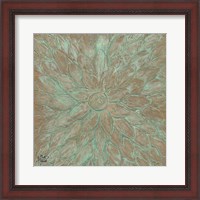 Framed Oxidized Petals I