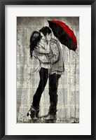 Framed Rainfall and Kisses