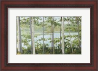 Framed Birch Lake