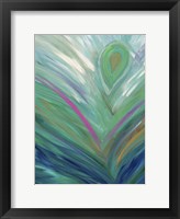 Framed Abstract Feather