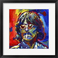 Framed 'George Harrison Glasses' border=