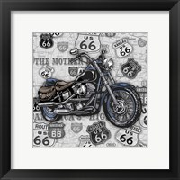 Framed Vintage Motorcycles on Route 66-3