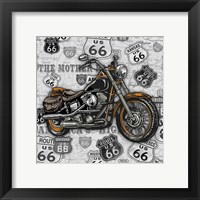 Framed Vintage Motorcycles on Route 66-4
