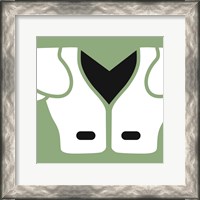 Framed Football Close-ups - Shoulder Pads