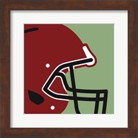 Framed Football Close-ups - Helmet