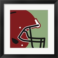 Framed 'Football Close-ups - Helmet' border=