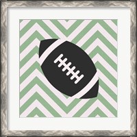 Framed Eat Sleep Play Football - Green Part I