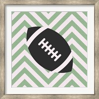 Framed Eat Sleep Play Football - Green Part I