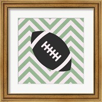 Framed Eat Sleep Play Football - Green Part I