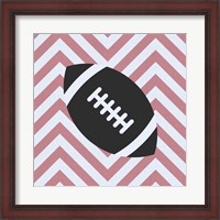 Framed Eat Sleep Play Football - Pink Part I