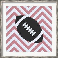 Framed Eat Sleep Play Football - Pink Part I