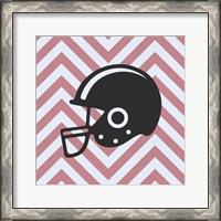 Framed Eat Sleep Play Football - Pink Part III
