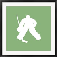 Framed Hockey Player Silhouette - Part II