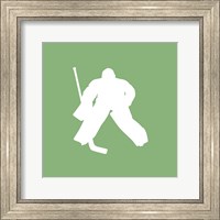 Framed Hockey Player Silhouette - Part II