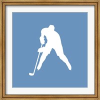 Framed Hockey Player Silhouette - Part III