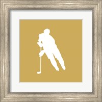 Framed Hockey Player Silhouette - Part IV
