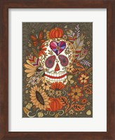 Framed Autumn Skull