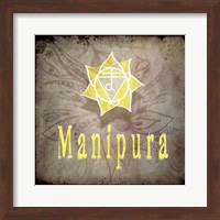 Framed Chakras Yoga Manipura V2