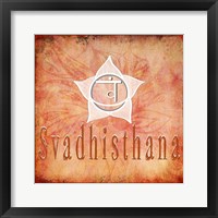 Framed Chakras Yoga Svadhisthana V2