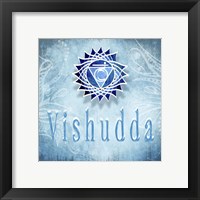 Framed 'Chakras Yoga Vishudda V3' border=