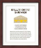 Framed Grilled Cheese Sandwich Recipe White