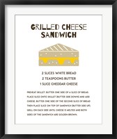 Framed Grilled Cheese Sandwich Recipe White