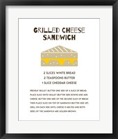 Framed Grilled Cheese Sandwich Recipe White