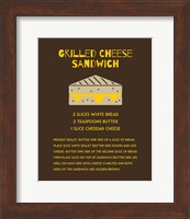 Framed Grilled Cheese Sandwich Recipe Brown