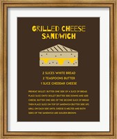 Framed Grilled Cheese Sandwich Recipe Brown
