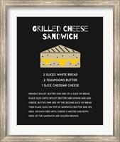 Framed Grilled Cheese Sandwich Recipe Black