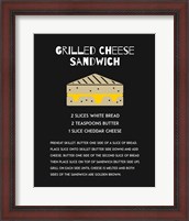 Framed Grilled Cheese Sandwich Recipe Black