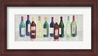 Framed Keeping Good Company on Wood Red Wine