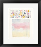 Framed Day Dream Watercolor