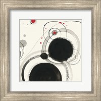 Framed Planetary III with Red