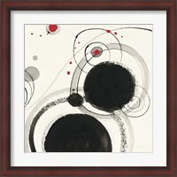 Framed Planetary III with Red