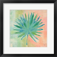 Beach Cove Leaves II Framed Print