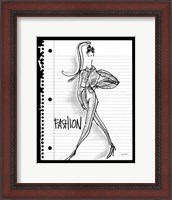 Framed Doodle Fashion