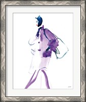 Framed 'Colorful Fashion IV' border=