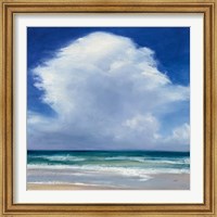 Framed 'Beach Clouds II' border=