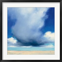 Framed 'Beach Clouds I' border=