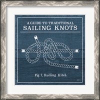 Framed 'Vintage Sailing Knots VIII' border=