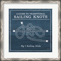Framed Vintage Sailing Knots VIII