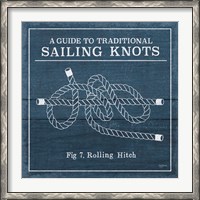 Framed Vintage Sailing Knots VIII