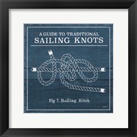 Framed 'Vintage Sailing Knots VIII' border=