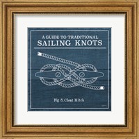 Framed 'Vintage Sailing Knots VII' border=