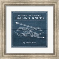 Framed Vintage Sailing Knots VII