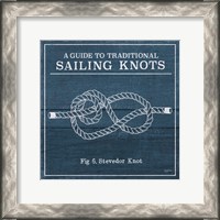 Framed Vintage Sailing Knots VI